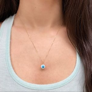 NWT KATY GINGER DESIGNS Evil Eye Necklace
